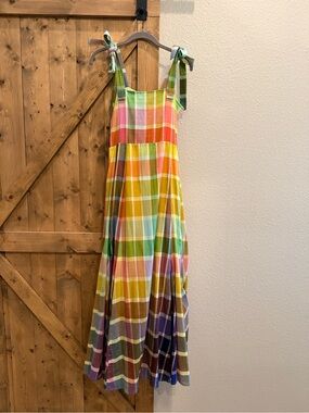 Mii Collection Suzane Nuancier Handwoven Cotton Maxi Dress XS NWT $595
